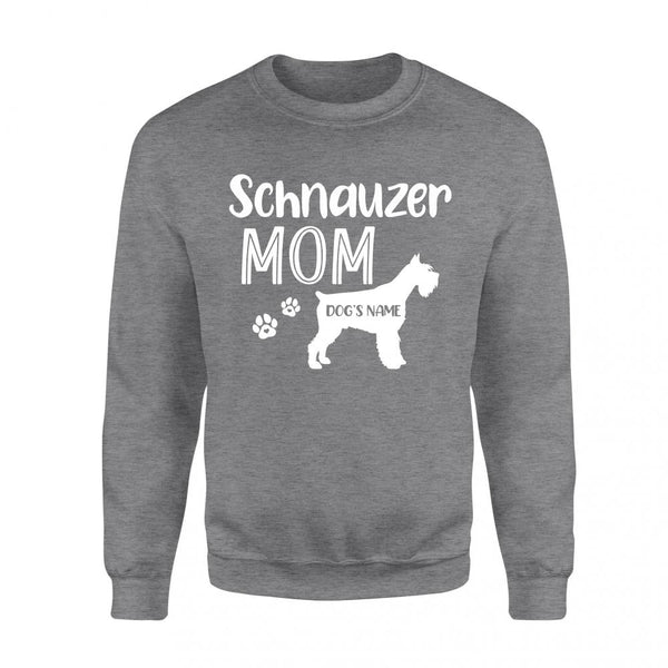 Happy mothers day dog mom schnauzer mom sweashirt personalized gift A219