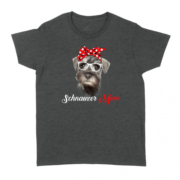 Dog mom mother's day schnauzer mom t shirt personalized gift A221