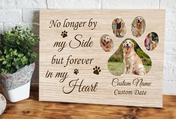 Personalized Memorial Gifts for Loss of Dog Cat Deepest Bereavement Sympathy Custom Canvas - VTQ33