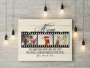 Personalized Mom Canvas - Best Mom Ever Mother's Day Gift for Mom Custom Photo Collage, I Love You Mom| N2463