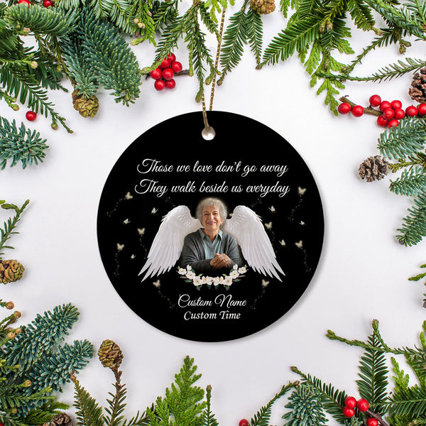 Memorial ornament - My angel, remembrance ornament, keepsake gifts, sympathy ornament for loss| ONT53