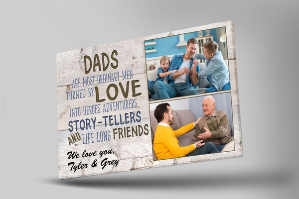 Personalized Canvas for Dad| You're The Dad Everyone Wishes They Had Canvas| Dad Gift for Christmas, Birthday, Thanksgiving| Gift for Dad on Father's Day| JC720