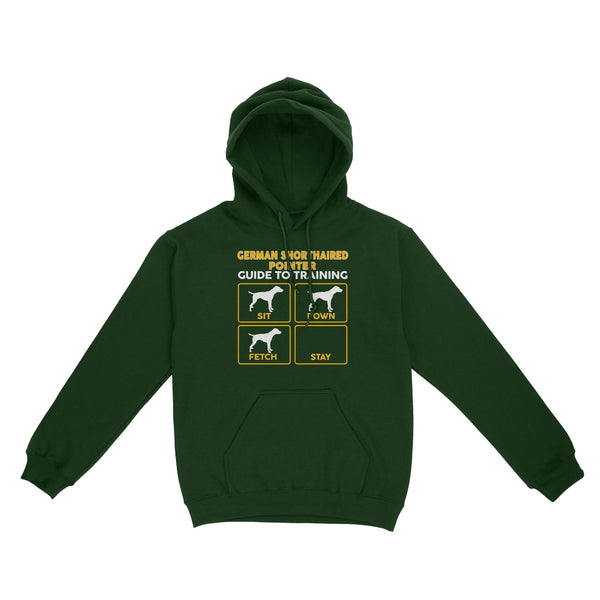 German Shorthaired Pointer Standard Hoodie | Funny Guide to Training dog - FSD2406D08