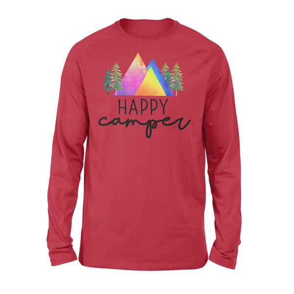 Happy Camper Shirt Camping Long sleeve shirt - FSD1462D06