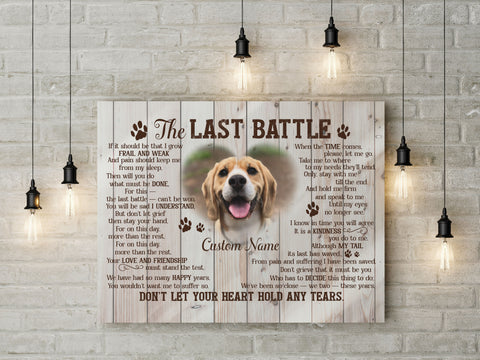 Dog memorial gifts, Loss of dog sympathy gifts, Pet memorial gifts, Dog passing away gifts - VTQ160