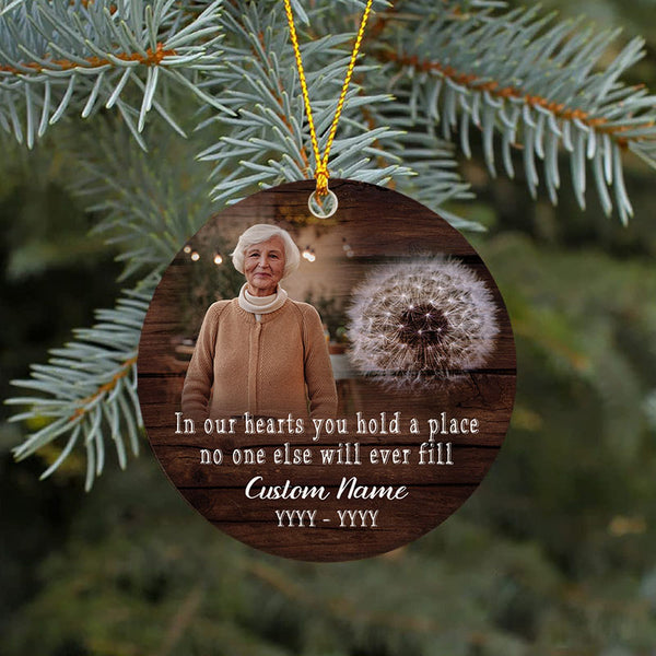 Personalized memorial ornament, in loving memory of loved one, remembrance ornament, sympathy gifts| ONT55