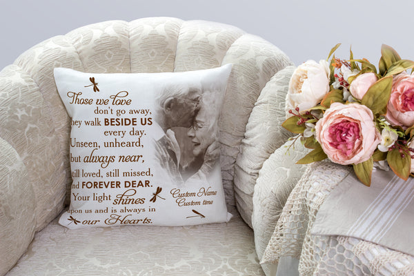 Memorial Pillow for Loss of Loved One| Personalized Memorial Gift Sympathy Gift In Loving Memory| JPL91