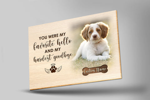 Pet memorial gifts, Dog memorial gifts, Loss of dog sympathy gifts, Dog passing away gifts - VTQ177