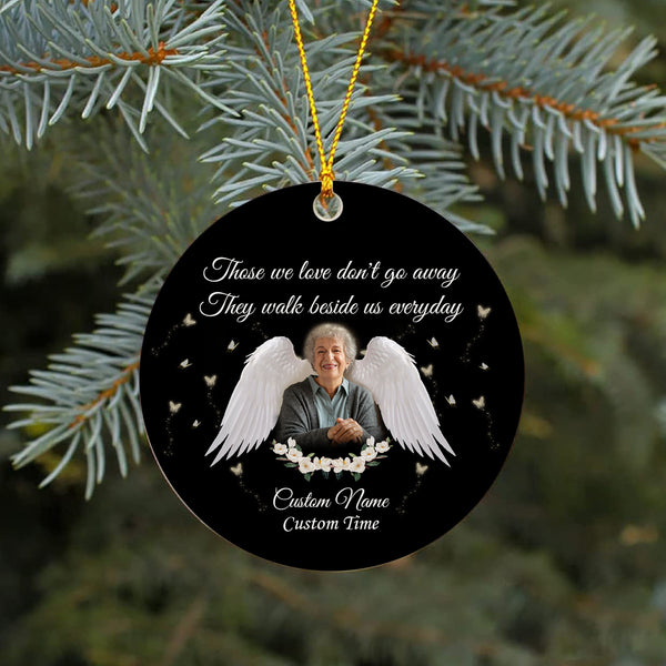 Memorial ornament - My angel, remembrance ornament, keepsake gifts, sympathy ornament for loss| ONT53