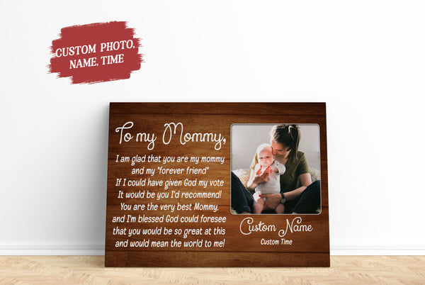 Custom New Mom Canvas| To My Mommy Pregnancy Announcement Gift for Mommy To Be New Mom Expecting Mom| JC830