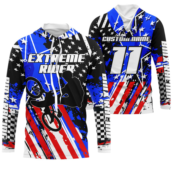 Extreme BMX racing jersey Custom American UPF30+ stunt Off-road shirt Cycling gear| SLC81