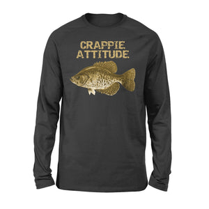 Crappie fishing Crappie attitude Long sleeve Shirt - FSD1411D02