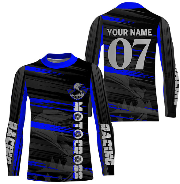 Personalized MX adult&kid jersey UV protective Motocross for life racing off-road dirt bike shirt PDT347