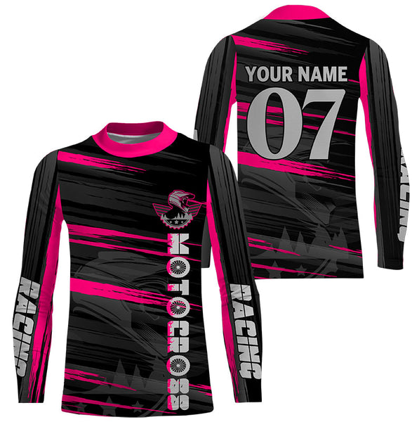 Personalized Motocross adult&kid jersey UV protective MX for life racing dirt bike shirt motorcycle PDT348