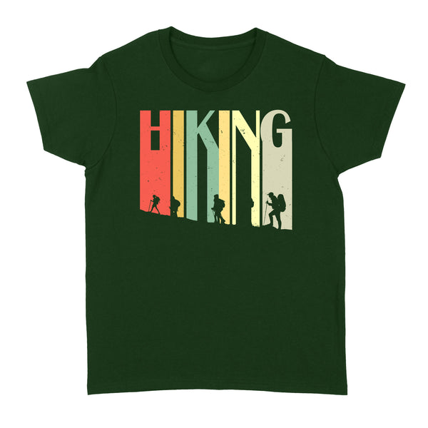 Women's Retro Hiking T Shirt Vintage Hiker Shirt Outdoors Shirt Hiker Gift Mountains Tee - FSD1391D03
