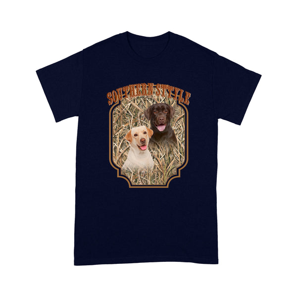 Funny Dog Lover T-shirt - Hunting Dog T-shirt - Southern Style Shirt - Gift for Hunter, Dog Lover, Labrador Retriever Shirt - JTSD132 A02M01