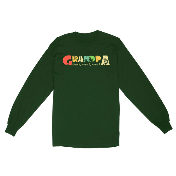 Custom fishing shirt for grandpa, grandpa shirt, gifts for grandpa, grandfather, father's day D03 NQS1632 - Standard Long Sleeve