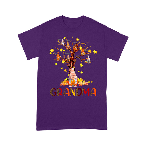 Gnome Thanksgiving Grandma T Shirts Custom kids names, Grandma Shirts Thanksgiving gifts for Grandma FFS - IPHW1781