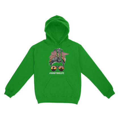 Christmas gift, hunting gift for hunter wife hunting life hoodie TAD02