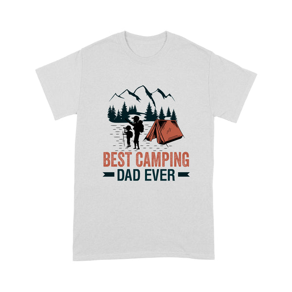 Best Camping Dad Ever | Camping Dad Camper Father Camping Dad T-Shirt | Dads Love To Go Camping Vintage Shirts| NS83 Myfihu