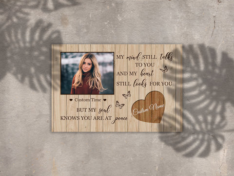 Personalized Memorial Gift for Loss of Loved one Deepest Sympathy Gift for Loss of Sister Daughter VTQ64