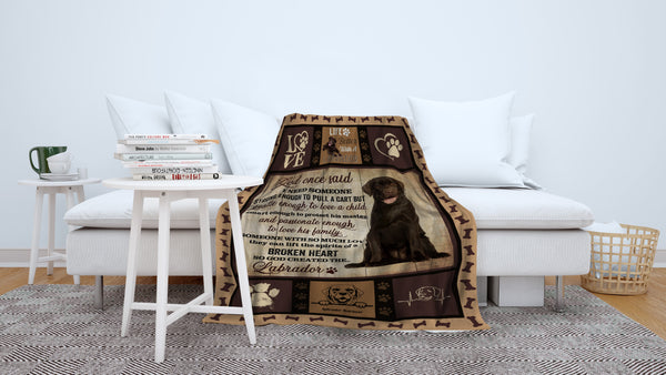 Labrador Retriever Fleece Blanket for Dog Lover| Life Is Better With A Labrador Blanket - Cool Blanket for Lab Mom Lab Dad Labrador Retriever Lover| JBD330