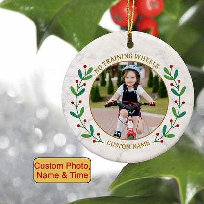 No training wheels bicycle ornament for kids, cycling ornament for Xmas, celebrate gift boys, girls| ONT82