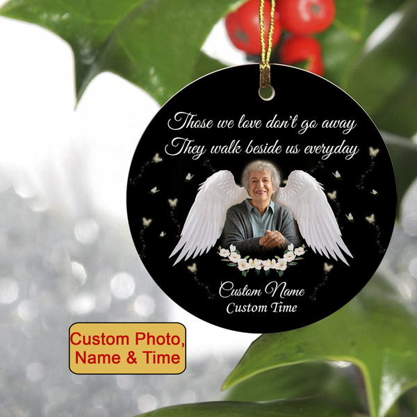 Memorial ornament - My angel, remembrance ornament, keepsake gifts, sympathy ornament for loss| ONT53