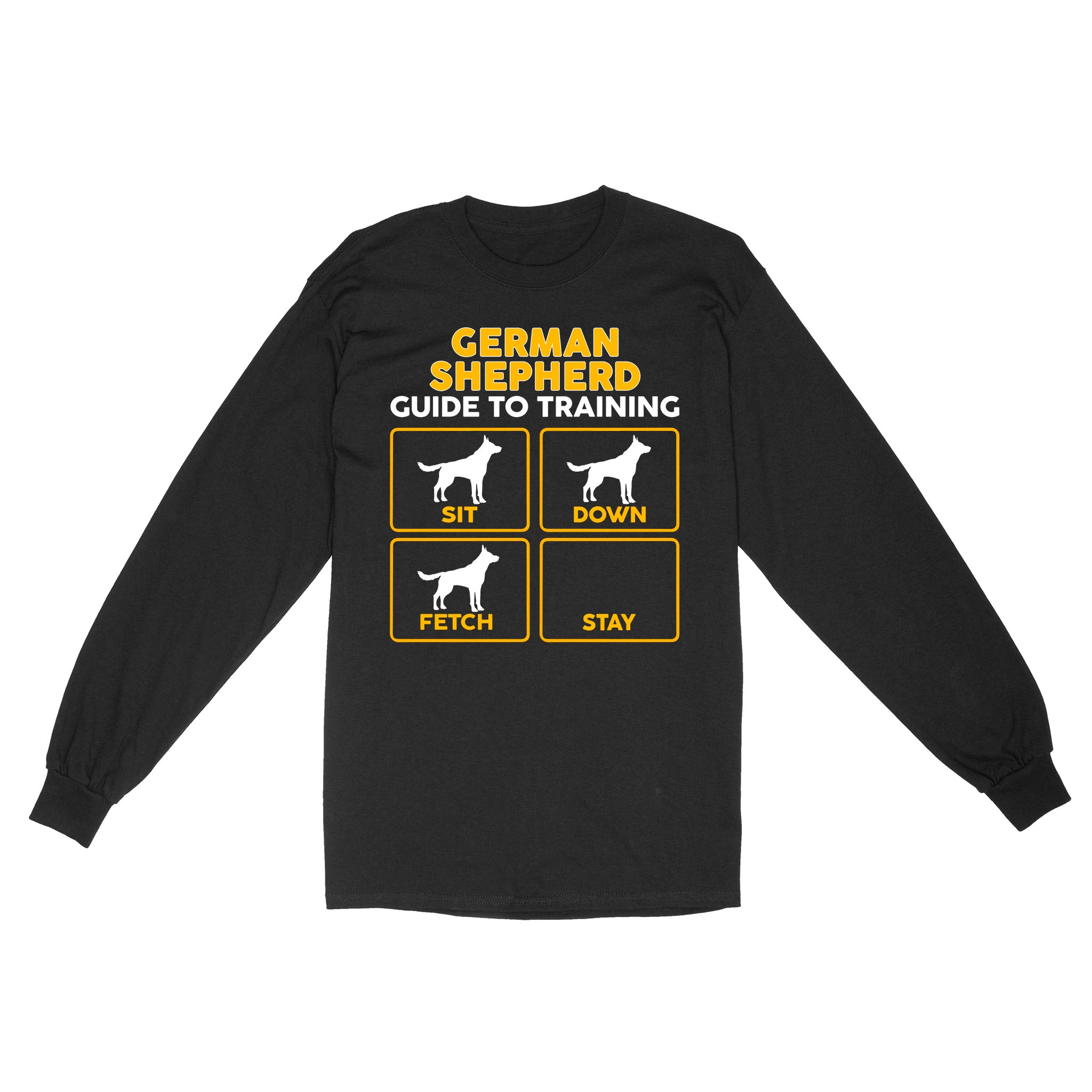 German Shepherd Standard Long Sleeve | Funny Guide to Training dog - FSD2401D08