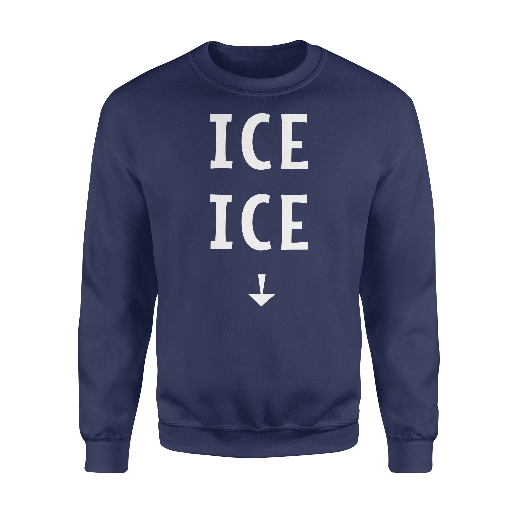 Ice Ice Baby Pregnancy Announcement - Standard Crew Neck Sweatshirt