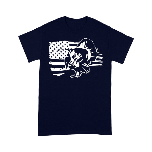 Turkey Hunting American flag T-shirt gifts for hunter - FSD1318D06