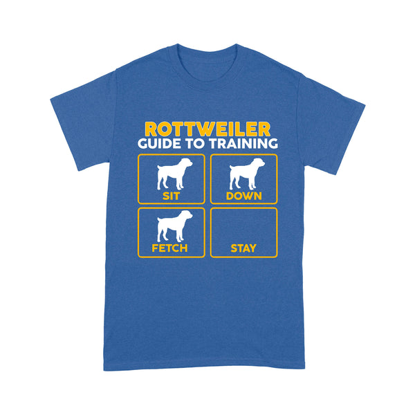 Rottweiler Standard T-shirt | Funny Guide to Training dog - FSD2405D08