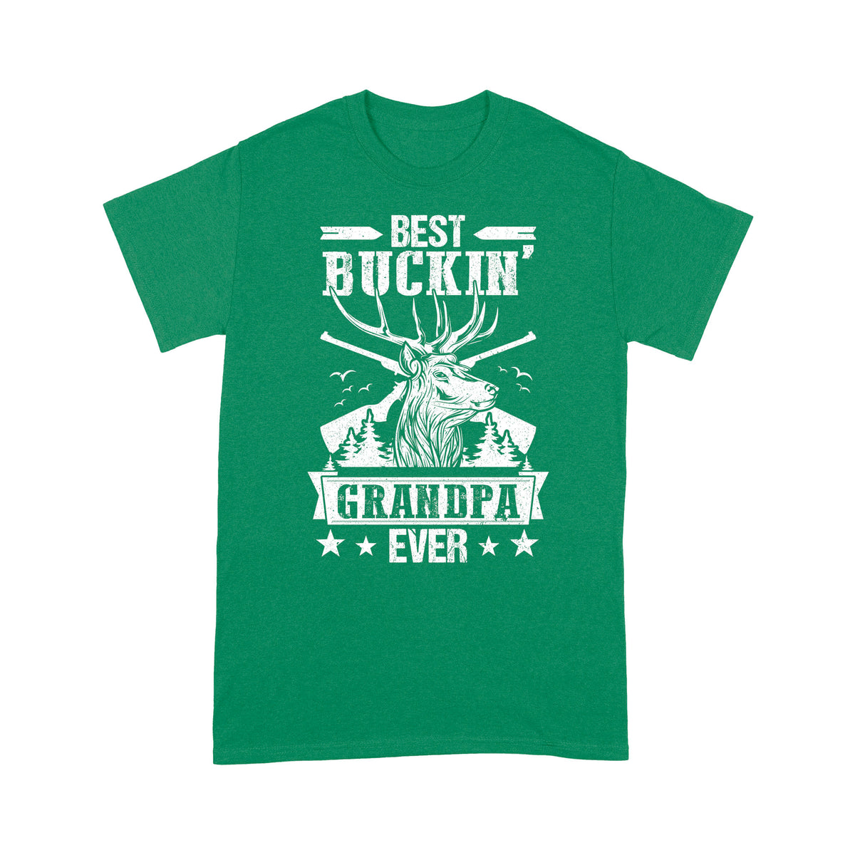 Best buckin' grandpa ever, hunting gifts for grandpa T-shirt TAD02