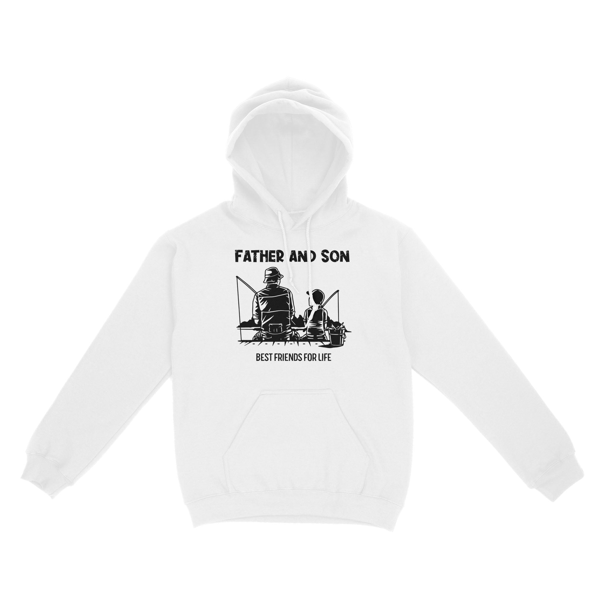 Father And Son Best Friends For Life Fishing Hoodie, Son Gift For Dad Love Fishing TN31