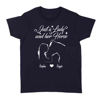 Personalized Gift For Horse Lover, Girl Love Horse Shirt For Women D02 NQS3156 Women's T-shirt