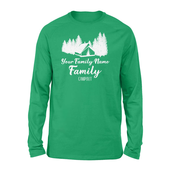 Family Camping Trip shirt, personalized family shirt NQSD68  - Standard Long Sleeve