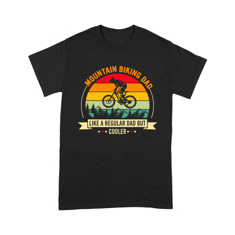 Mountain Bike Dad T-shirt, Long Sleeve, Hoodie| Biker Shirt Cyclist Retro Shirt for Dad, Father, Men| JTS461