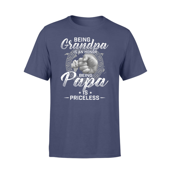 Being Grandpa is an honor, being papa is priceless NQS774 - Standard T-shirt