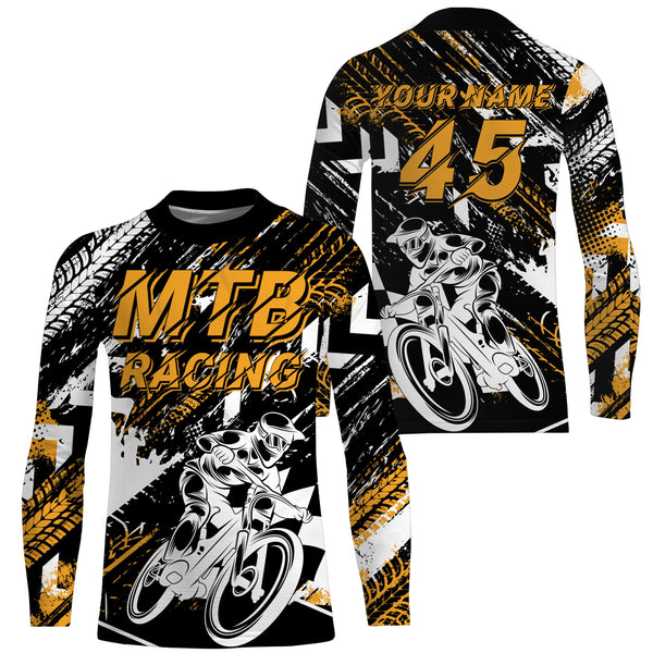 Custom MTB race jersey UPF30+ Mountain bike Downhill cycling gear Adult Kid shirt for cycling| SLC100