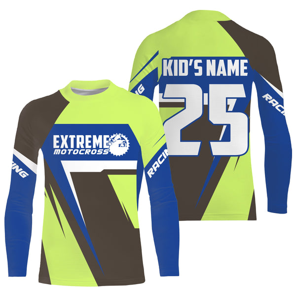 Extreme Motocross custom jersey for men women kids dirt bike racing off-road motorcycle riders NMS1005