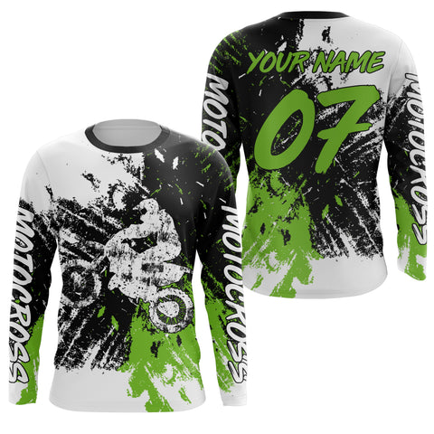 Custom motocross jersey adult&kid UV dirt bike MX racing shirt motorcycle off-road biker racewear NMS942