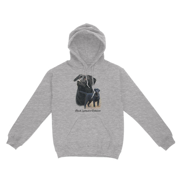 Black Labrador Retriever - Labs Dogs Hoodie for Men Women FSD3792 D02