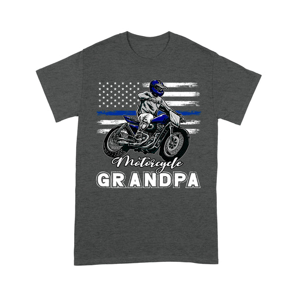 Grandpa Dirt Bike Men T-shirt - Motorcycle Grandpa - Cool Old Man Motocross Biker Tee| NMS210 A01