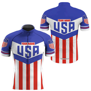 American cycling jersey mens womens USA biking tops for road MTB BMX dirt UPF50+ bicycle clothes| SLC217