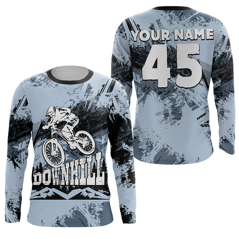 Downhill mountain bike jersey adult kid MTB shirt UPF30+ men cycling jersey girl boy riding shirt| SLC280