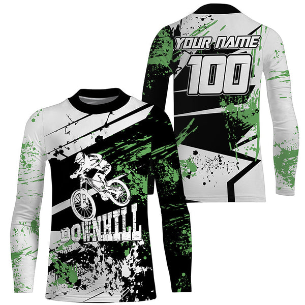 Downhill MTB jersey kids youth mountain bike gear UPF30+ mens cycling jersey boy girl riding shirt| SLC274