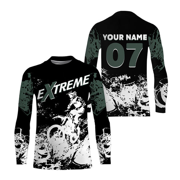 Extreme personalized Motocross jersey dirt bike offroad UPF30+ men women youth MX shirt motorcycle PDT310