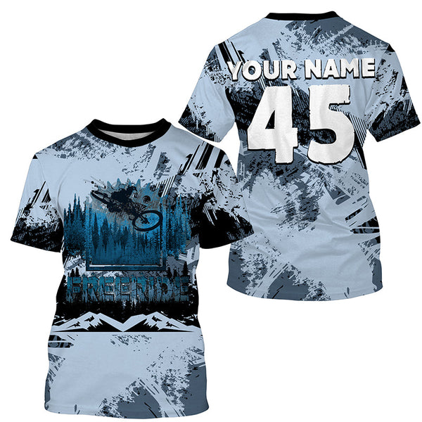 Freeride MTB shirt custom mountain bike jersey kids youth UPF30+ mens cycling jersey boys girls| SLC281