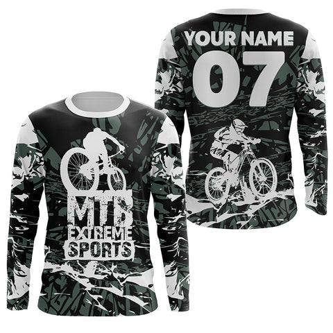MTB jersey kids youth UPF30+ extreme sport mens mountain bike cycling shirt boys girls| SLC259