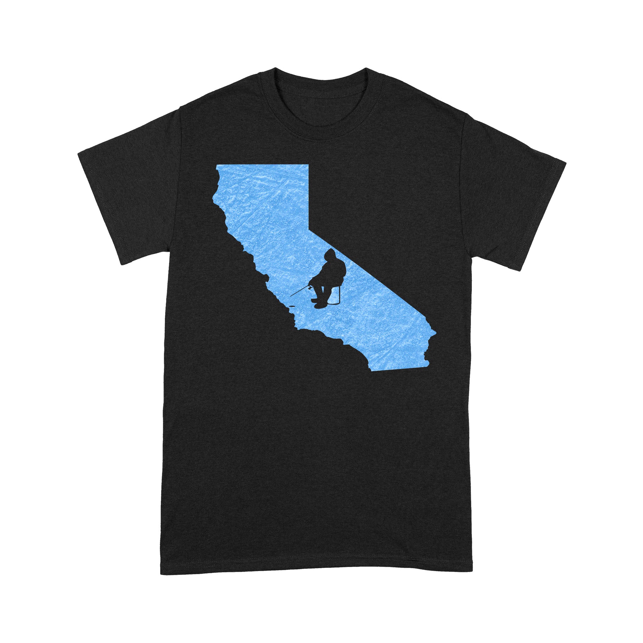 California Ice Fishing Shirts, Winter Fishing California State Love Fi –  Myfihu